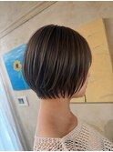 イルミナカラー/ショートヘア/くびれショート/束感ショート