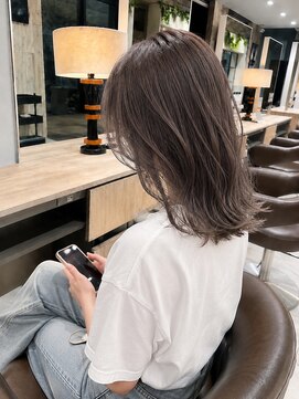 アース 熊本光の森店(HAIR&MAKE EARTH) ミディアムグレージュ