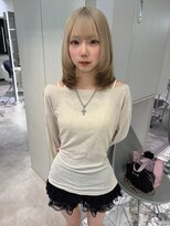 ジェム(GEM)&nbsp;【hinana】ミルクティーベージュルーツカラー