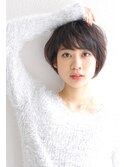 ニットに可愛い ショートボブ【SHE DAIKANYAMA】菊地真理恵