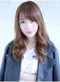 【a peach】ふんわりキュートなロングスタイル
