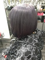 ミミック (mimic)&nbsp;前下がりボブパープルグレーTRICKstyle！