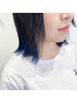 テクライズ 豊橋店(TECHRISE) すそカラー×ブルー