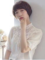 ロミー 本厚木(ROMMY.)&nbsp;モカブラウン　小顔ショートにピッタリ◎