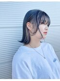 ブルーグレーインナーホワイト