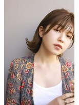 サングース(Sungoose) Sungoose カーキグレージュ大人かわいいフェザーバング