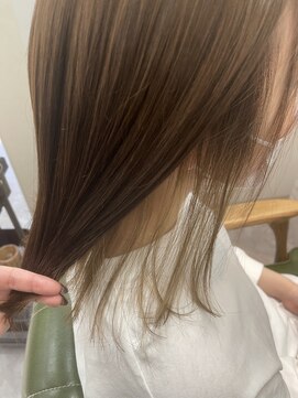 ヘアデザイン ファブロ(hair design FABRO.) ベージュインナーカラー