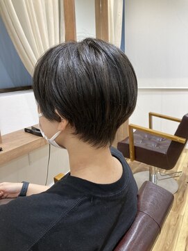 シエル エマージュ 松戸(CIEL Emerge) ハンサムショート!大人ショート ブリーチなしグレージュ