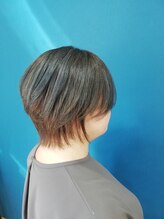 今日は美容院 大人秋カラー/カーキーアッシュ