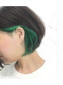 インナーグリーン、インナーカラー【上野/御徒町】