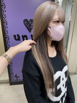 アンリップ ジー(salon unripＧ) h.i #ハニーベージュ　#逆インナー