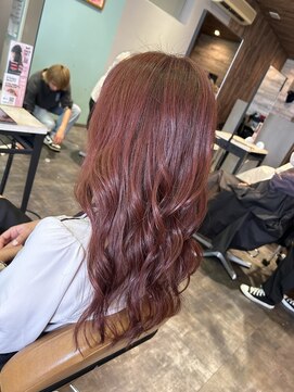 ステレオ ヘアデザイン 安城店(STEREO HAIR DESIGN) ロング×ピンクカラー(4月)