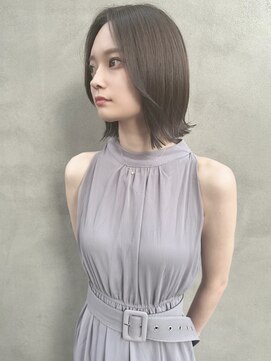 ロンドネートゥル 新潟(Lond naitre) ★山本★小顔センターパート外ハネボブ　万代/新潟