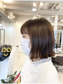 カーキアッシュなボブ。11.6