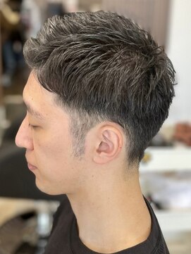 アトリエコア(Atelier Coa) ビジネスショートメンズマッシュツイストパーマツーブロック