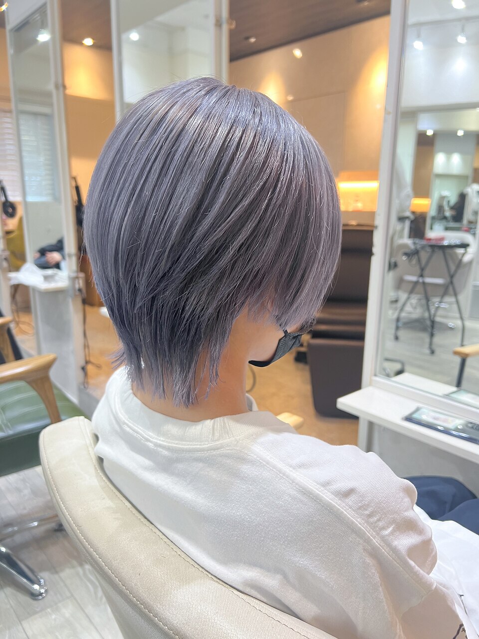 20-60代 人気ファッションブランド ▽□□▽ショートウルフシルバー：L199078384｜ホットペッパー パーツ