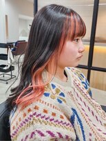 フープヘアー(HOOP.HAIR) インナーカラー/ピンクベージュ