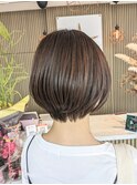 丸みショートボブ