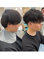 ロミー 本厚木(ROMMY.)&nbsp;マッシュパーマ/前髪パーマ/ハイトーンカラー