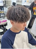 MEN'S HAIR/ダークアッシュ/ニュアンスパーマ/韓国マッシュ