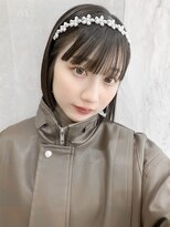 ロンド ブランシュ 錦糸町北口(Lond blanche)&nbsp;黒髪ボブルフネビージュ小顔ワンレン