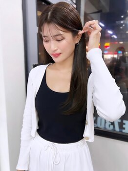 ヘアーリビング 730 宜野湾の写真/国内最高級、髪質改善縮毛矯正！モデルも通う東京の有名店出身stylistによるハイクオリティなStyleに★