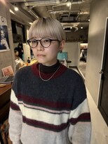 ソイリウム 下北沢(soi rium)&nbsp;ベリーショート　ホワイトベージュ