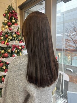 ラヴィズム(LUVISM) ブリーチなしダブルカラー/ベージュ/レイヤー/顔周りレイヤー