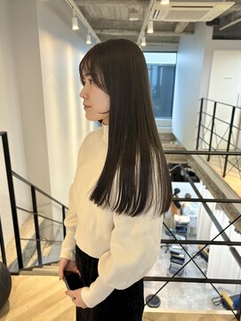 ヌープヘアーアイス(NUUP.hair ici) 20代30代40代髪質改善カラーアッシュベージュ艶感ストレート