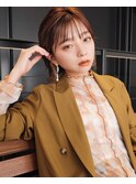 【 ☆人気スタイル☆耳掛けシンプルボブ×ワイドバング 】