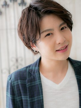トニーアンドガイ メン 与野駅前店(TONI&GUY MEN) 20代30代かき上げ決まる ダークアッシュマッシュj与野