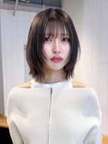 アルバム 池袋(ALBUM) ミディアムボブ顔周りレイヤー美髪ウルフレイヤー_ba551631