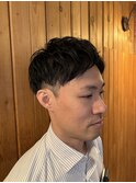 オンオフ対応ツーブロックショートレイヤー