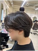 曲がる縮毛矯正　ニュアンスパーマ