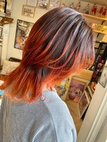 ヘア メイク ココ(hair make coco)&nbsp;レイヤー★オレンジグラデ