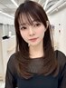 同時施術◎カット＋縮毛矯正＋リタッチカラー【八幡山/調布/韓国】