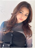 【La fith】ゆるふわヘア×センターバング×ショコラブラウン
