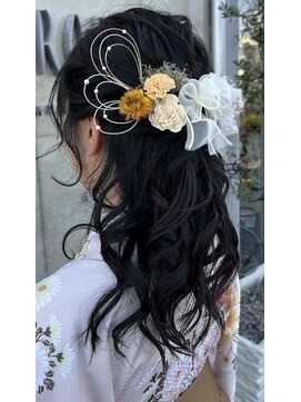 オシャレドロボウ ビス OSHARE DOROBO bis 【オシャドロ/京田辺/新田辺】【卒業式】ハーフアップセット