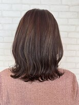 ビス ヘア アンド ビューティー 西新井店(Vis Hair&Beauty) 10代20代外はねミディアムレイヤーハイライトアッシュベージュ