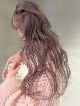 ペレ アネックス 大阪梅田茶屋町店(PELE ANNEX) くびれヘア/アプリコットオレンジ/夏のヘアアレンジ/梅田