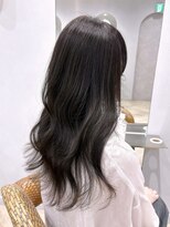 ティエラ 原宿 表参道(Tierra)&nbsp;【Tierra美侑】オフィスok地毛風透明感アッシュブラウンカラー