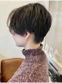 ゆるふわショート/ゆる巻/大人かわいい/毛流れパーマ/日吉
