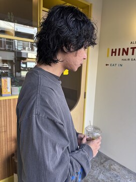 ヒントステーション フォーメンズ(HINTSTATION for Men's) 〈浅草 半個室〉メンズマッシュウルフパーマ