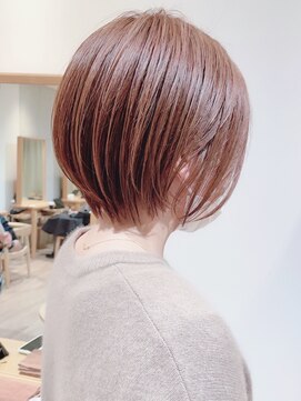 セイドット オモテサンドウ(Say. omotesando) Say.ショートくびれショート丸みショートヘーゼルグレージュ青山