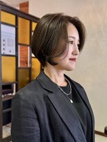 バム 名古屋栄店(BAMM)&nbsp;前髪長めの大人ショート【坂根】
