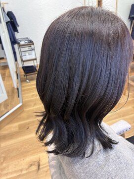 グッドキャッツヘアー(good cats hair) 大人女性の前下がりくびれスタイル