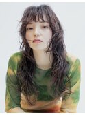 ブリーチハイライト髪質改善ダブルカラーレイヤーカット/新宿