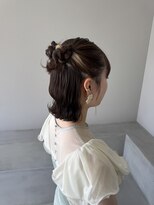 ビーリアン(B-LIEN)&nbsp;お呼ばれヘア　ハーフツイン