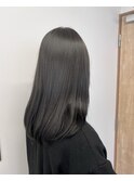 抜け感暗めアッシュグレージュ/ブリーチなし