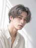 ボリュームUP朝のセット◎Men’sカット+メンズパーマ+炭酸ケア+眉毛カット